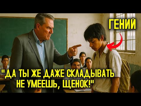 Видео: Учитель УНИЗИЛ БЕДНОГО МАЛЬЧИКА... Но Не Знал, Что Он МАТЕМАТИЧЕСКИЙ ГЕНИЙ