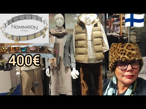 Видео: NOMINATION Итальянская Бижутерия в Финляндии. Что не строит покупать в Zara Скользкую Обувь. Шопинг 
