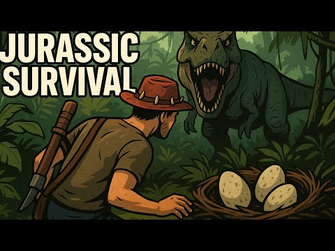 Видео: 🦖 Гнездо Ти-рекса за 15 минут! | Jurassic Survival