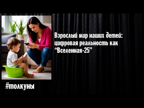 Видео: Толкуны: Взрослый мир наших детей: цифровая реальность как “Вселенная-25”