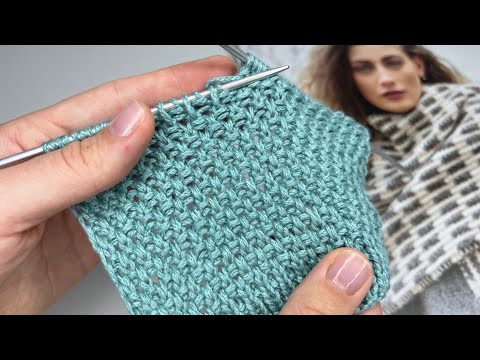 Видео: Вы удивитесь, это красиво и просто! Летний жемчуг. Легкий ажурный узор спицами для изделий из хлопка