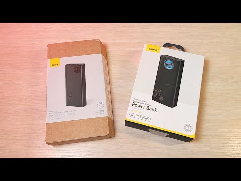 Видео: повербанк Baseus 30000mAh 65W и Baseus 20000mAh 22.5w лучший power bank на aliexpress