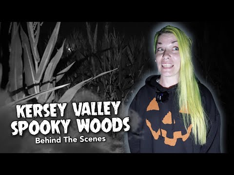 Видео: Жуткие леса долины Керси — тур HALLOWEEN Haunt Behind The Scenes (Арчдейл, Северная Каролина) 4K