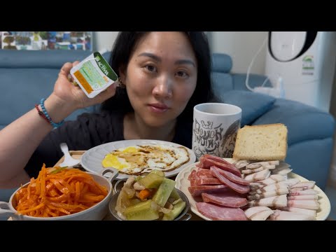 Видео: ВКУСНЫЙ ЗАВТРАК |МУКБАНГ |МОИ ТЯЖЕЛЫЕ ВРЕМЕНА В КОРЕЕ😓