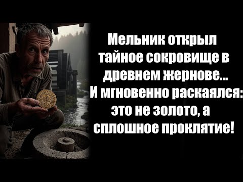 Видео: Мельник нашёл сокровище в старом жернове, но быстро пожалел, лучше бы я ничего не находил!
