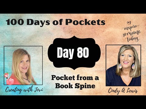 Видео: День 80 из 100 дней бесполезных карманов для дневника! Карман из книжного корешка