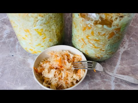 Видео: Квашеная капуста. Полезная капуста Правильный рецепт 