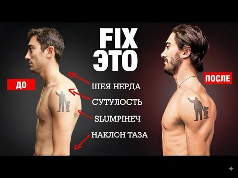 Видео: Как ИСПРАВИТЬ СУТУЛОСТЬ раз и навсегда! 4 упражнения для идеальной осанки