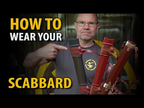 Видео: Ремни, чтобы сделать ножны удобными для ношения