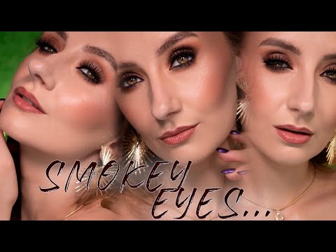 Видео: Бюджетный коричневый смоки! Разбираем! | Уроки макияжа | Макияж 50
