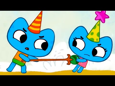 Видео: Котики вперед!  | Сборник познавательных серий | Мультфильмы для детей😃