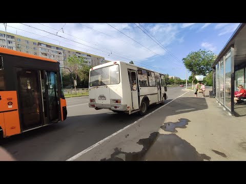 Видео: Оренбург,61 автобус от Молл"Армада"до Парковской,на ПАЗ-32054 (25.06.2022)