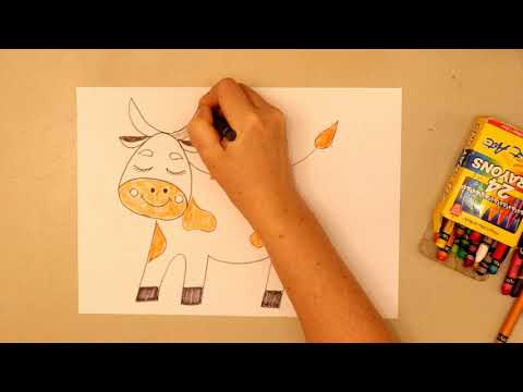 Видео: КАК НАРИСОВАТЬ БЫЧКА 🐮 УРОК РИСОВАНИЯ ❄️