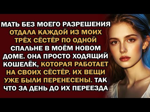 Видео: мать без моего разрешения отдала каждой из моих трёх сестёр по одной спальне в моём новом доме