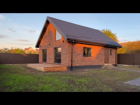 Видео: Одноэтажный кирпичный дом 120 м2 со вторым светом