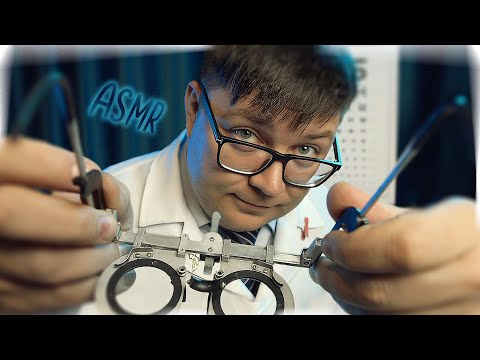 Видео: АСМР врач Окулист подберет тебе очки с проверкой зрения - Оптометрист ASMR