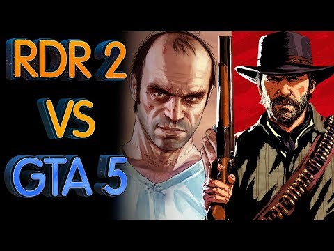 Видео: Red Dead Redemption 2 и GTA 5 как изменился открытый мир