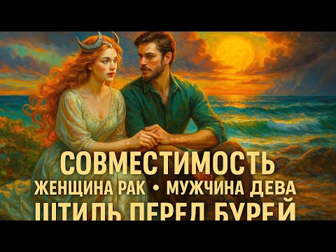 Видео: Совместимость - Женщина Рак - Мужчина Дева - Штиль Перед Бурей #Рак #Дева #совместимостьзнаков #топ