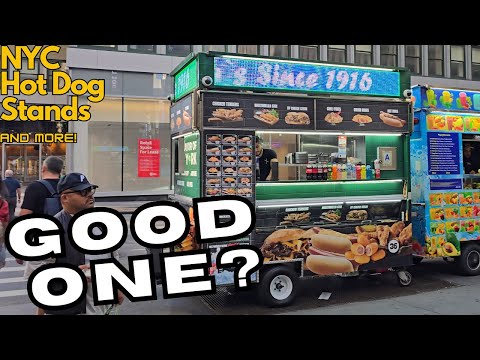 Видео: Честный Nathan's Cart в Нью-Йорке? | Киоски с хот-догами в Нью-Йорке