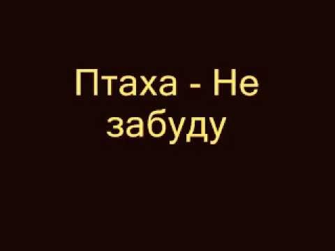 Видео: Птаха Не забуду - лирика