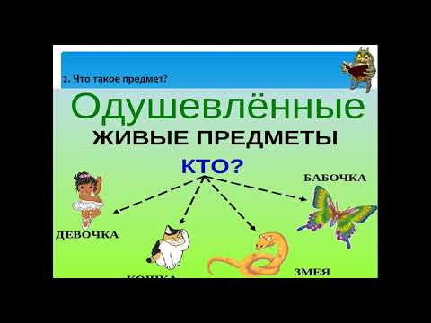 Видео: Слова предметы