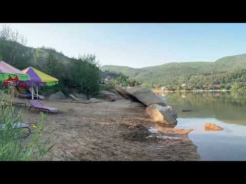 Видео: Дом отдыха "Подберёзовик" . Озеро Жасыбай. Баян-аул