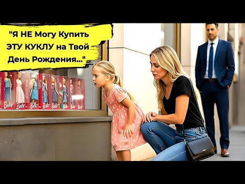 Видео: "Я НЕ Могу позволить Себе Куклу Барби на Твой День Рождения"- Прошептала Мать-Одиночка, Но Миллионер