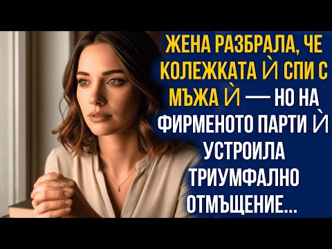 Видео: Жена разбрала,че колежката ѝ спи с мъжа ѝ — но на фирменото парти ѝ устроила триумфално отмъщение...