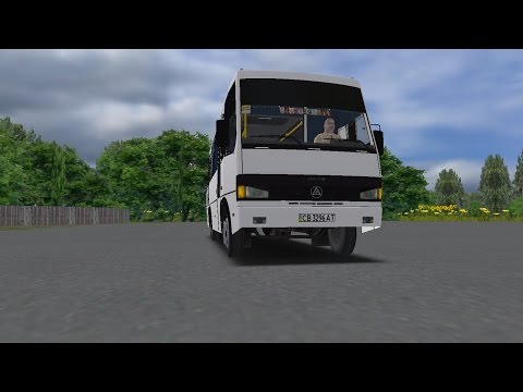 Видео: БАЗ ЭТАЛОН | 116 маршрут Чистогорск-Яблонька | Карта Чистогорск | OMSI 2