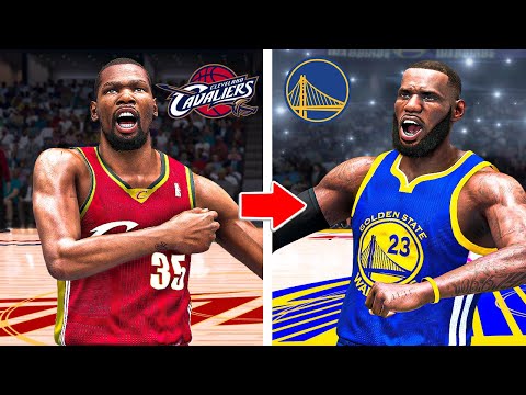 Видео: Что если бы Леброн и Дюрант поменялись карьерами?