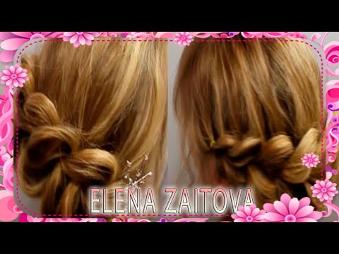 Видео: Красивая коса прическа на длинные волосы из резинок Воздушная объемная косичка резинки в школу