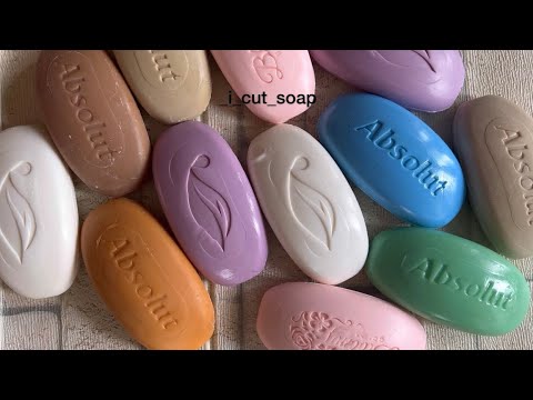 Видео: Asmr cutting dry soap/soap carving/relax video/резка сухого мыла