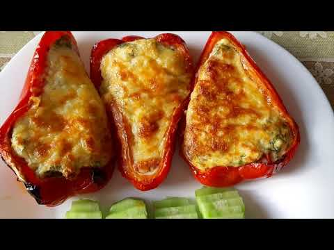Видео: Пълнени чушки със сирене  /  Stuffed peppers with cheese