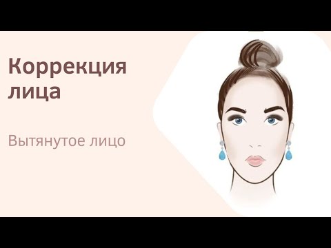 Видео: Коррекция лица. Вытянутое, удлиненное лицо. Формы лица.