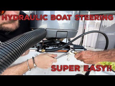Видео: Как установить гидравлическое рулевое управление для лодки | Pursuit Project Boat