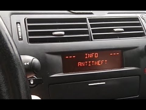Видео: Не заводится Citroen C4 (AntiTheft Faulty)