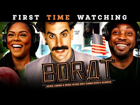 Видео: Борат (2006) | *Смотрю впервые* | Реакция на фильм | Азия и Би Джей