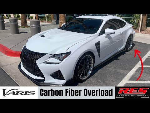 Видео: Lexus RCF с безумным капотом Varis и невероятно громким выхлопом RES