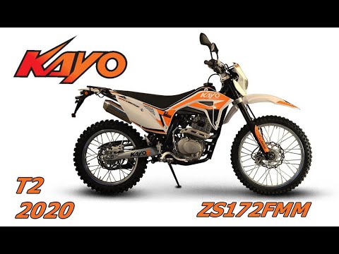 Видео: Мотоцикл KAYO T2 2020 года выпуска  Двигатель ZS172FMM, сравниваем с предшественником
