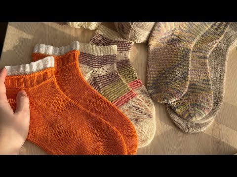 Видео: 2 пары носков из остатков ~ 2 процесса