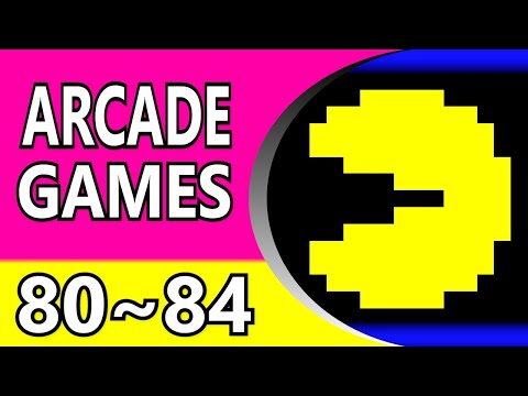Видео: 【1980 ~ 1984】 Топ 50 лучших игр для Arcade - алфавитный порядок