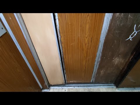 Видео: (МП) Тольяттинская 16-ти этажка; Лифты (КМЗ-1986/1987 г.в); V=1 м/с; г/п 320/500 кг; город Тольятти
