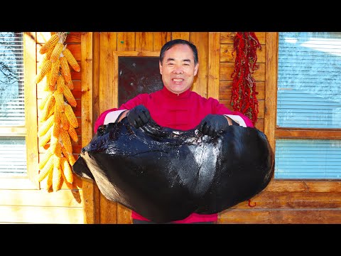 Видео: ГИГАНТСКАЯ говяжья печень в густой золе сковороды! Ты еще не пробовал этого| Деревенский Гурман Дядя