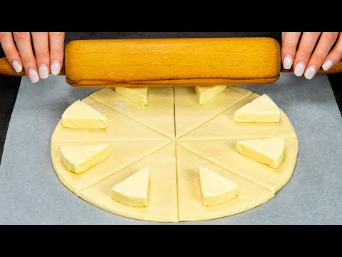 Видео: Проще, чем вы себе представляете. Лучший рецепт закуски из слоеного теста