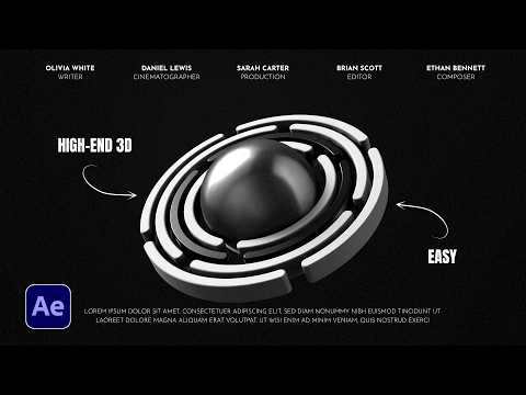 Видео: Создайте по-настоящему кинематографичную 3D-графику в After Effects