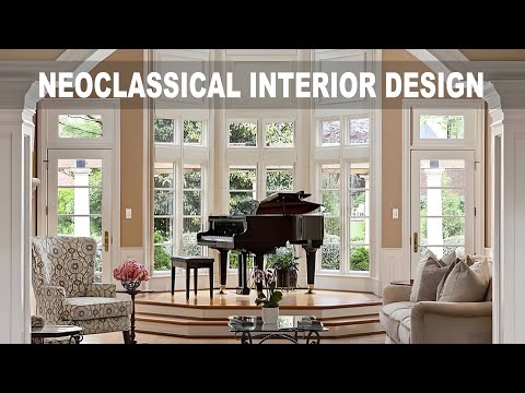 Видео: НЕОКЛАССИЧЕСКИЙ СТИЛЬ ДИЗАЙНА ИНТЕРЬЕРА