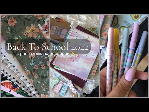 Видео: BACK TO SCHOOL 2022 | Эстетичная Канцелярия | Подготовка К Учебе 📚