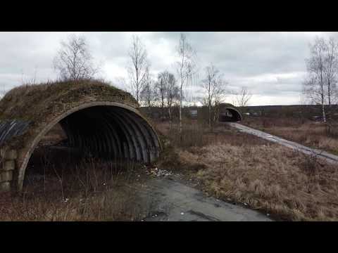 Видео: Рига.  Аэродром "Румбула"  Старые авиационные ангары.