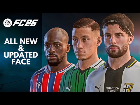 Видео: [FC26] Все новые и обновленные лица v1.1.0