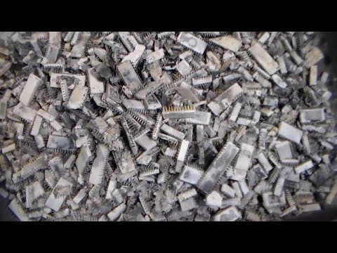 Видео: Три кг микросхем Аффинаж